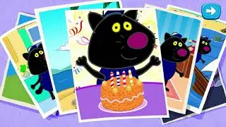 Hippo 🌼 Kids birthday party 🌼 Black cat family 🌼 Cartoon Game Review