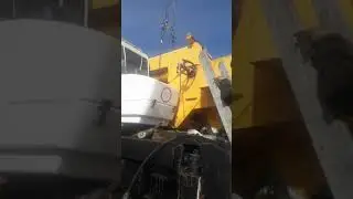 ивановец кс 45717 демонтаж стрелы ч.1