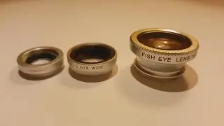 3 in 1 Universal Smartphone Camera Lens 180°Fish Eye & Wide Angle & Macro Lens
