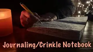 Crinkle Notebook! (Soft Spoken/Whispered only) Real & Personal journal entry~ASMR