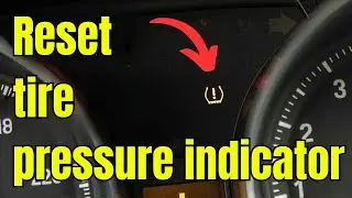 How to reset the tire pressure indicator light (2013-2016 Honda Accord)