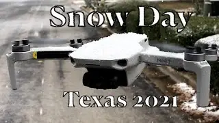 Snow Day in Cedar Park, Texas. Jan 10, 2021