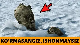 ДАХШАТ! МУЗ ИЧИДАН ЧИҚҚАН ТОПИЛМАЛАР / Qiziqarli Video