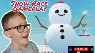 Snow race gameplay 🎅⛄ [Roblox] 2022 @BoyKajus