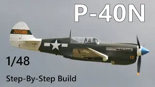 P-40N Warhawk Hasegawa 1/48 Step-by-Step Build Part 1