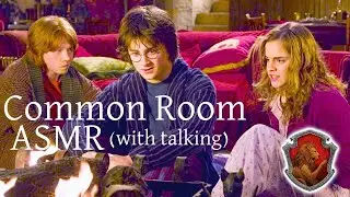 Common Room Ambience ASMR 🦁 (with talking)