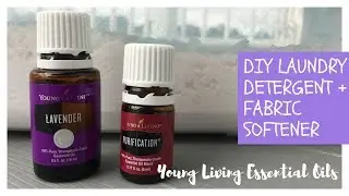 DIY - Young Living Essential Oils -Laundry Detergent + Fabric Softener