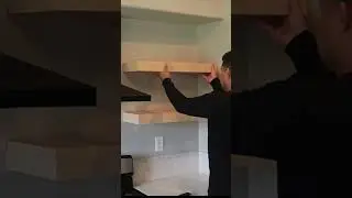 Shelf install @Shelfology #shelf #shelves #diy #shelfarmy #design #youtube #hollowcore #design