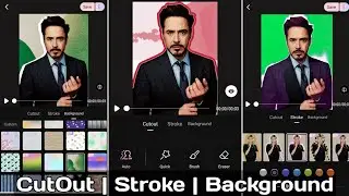 CutOut | Stroke | Background | in Wink