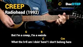 Creep - Radiohead (1992) Easy Guitar Chords Tutorial with Lyrics