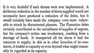 More on Debt and the slave trade