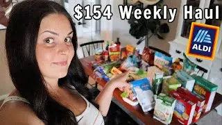 WEEKLY ALDI GROCERY HAUL FOR FAMILY OF 5 + 5 DINNER IDEAS!