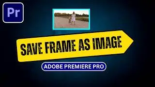 How to Save Frame as Image In Premiere Pro-HINDI/URDU