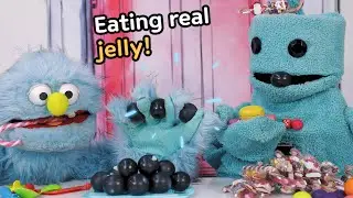 doll eat | kyoho grape jelly | clay food