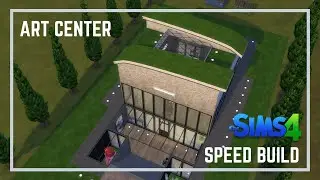 MODERN ART CENTER || SIMS 4 SPEED BUILD