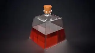 Design a 3D Wine Decanter Using Illustrator and Dimension 🍷 #tutorial #3d #adobe
