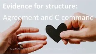 ling2 lecture 5 - Agreement and C-command
