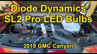 [QUICK LOOK] NEW Diode Dynamics SL2 Pro LED bulbs installed on 2015-2022 Chevy Colorado & GMC Canyon