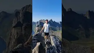 I climbed a 639m tall mountain just to film this 9 second clip 💀 #shorts