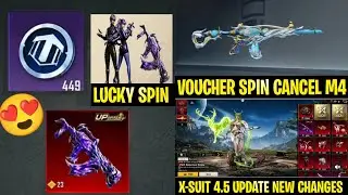 Biggest Update 🔴 Next Groza In Lucky Spin 4.5 | Perk Voucher + Tidal M4 Trick | Next X-Suit Bgmi 4.5