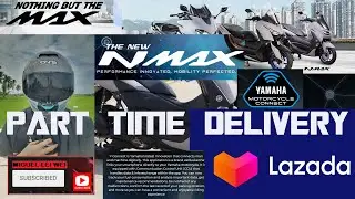 YAMAHA NMAX 2021 SMART CONNECTED TCS Y-CONNECT || PART TIME LAZADA DELIVERY