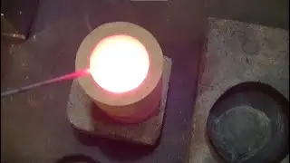Тигель из ПЫЛИ  Для плавки цветных металлов Своими руками