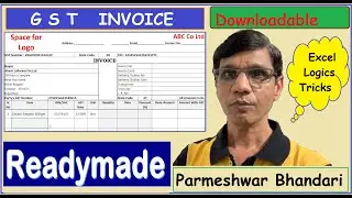 1013 : GST Invoice free download excel file | Automatic GST Invoice in Excel