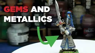 PAINTING GEMSTONES AND METAL | Sword Master of Hoeth