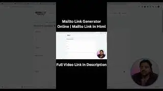 Mailto Link Generator Online | Mailto Link in Html 