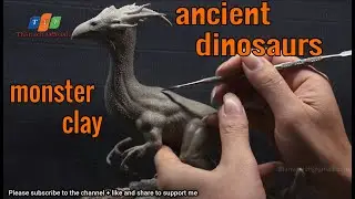 Sculpture of ancient dinosaurs, carnivores | Thân ích Official