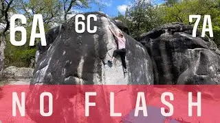 How to lose flash on 6A boulders. Vadim Timonov in Fontainbleau