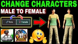 how to change male to female character in PUBG MOBILE & BGMI | bgmi how to change character