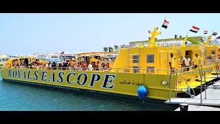 УРА, МЫ ПОД ВОДОЙ!!! Батискаф, осмотр подводного мира. Отель Али Баба Палас 4* Хургада Египет.