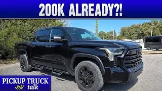 Can YOU BELIEVE IT! 3rd-Gen 2022 Toyota Tundra with 200k miles already!