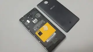 BLU R1 HD How to remove replace back cover & install SIM Card, insert Memory Card