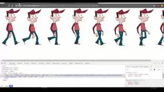 Animating 1-Dimensional Sprite Sheet Using CSS