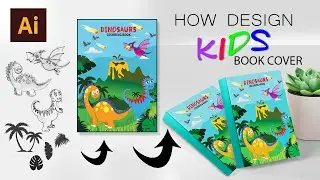 How Design Kids Book Cover | Adobe Illustrator | Romart