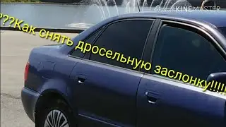 Дросельная заслонка Audi a4, как снять, куда лезть, куда не надо лезть.