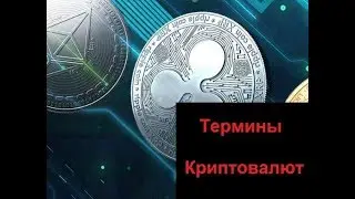 Термины криптовалют. Основа всех основ!