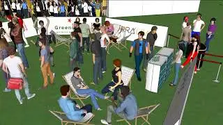 SupraLive transat area set up with stage view by Augmented Acoustics