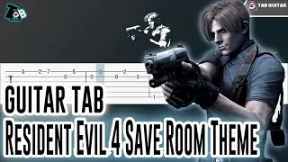 Resident Evil 4 - Save Room Theme Guitar Tutorial (TAB)