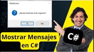 Como usar mensajes en C sharp | MessageBox en Visual Studio C# | Mostrar mensajes en C#
