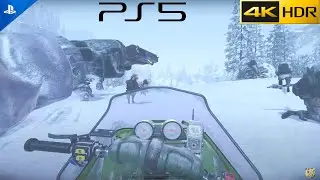 Modern Warfare 2 Snowmobile CHASE [4K HDR] PS5