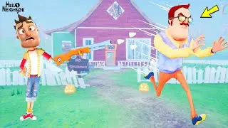 MERMİDEN HIZLI KOŞAN ADAM 😁 Hello Neighbor Yeni Mod