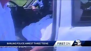 Barling body camera footage shows police chase, crash