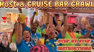 HOW TO HOST A BAR CRAWL ON YOUR CRUISE #carnivalcruises #royalcaribbean #msccruises #barcrawl #drink