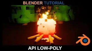 Blender Tutorial Indonesia   Animasi Api Low Poly