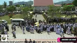 Diskursu Sua Santidade Papa Francisco sai Igreja Catedral Dili Timor Leste