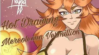 Hot drawing +16 - Mereoleona Vermillion from BLACK CLOVER | Рисунок Мереолеона Вермилион