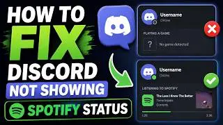 How To Fix Discord Not Showing Spotify Status (Quick Guide)